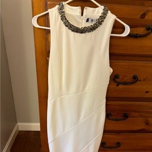 White formal dress